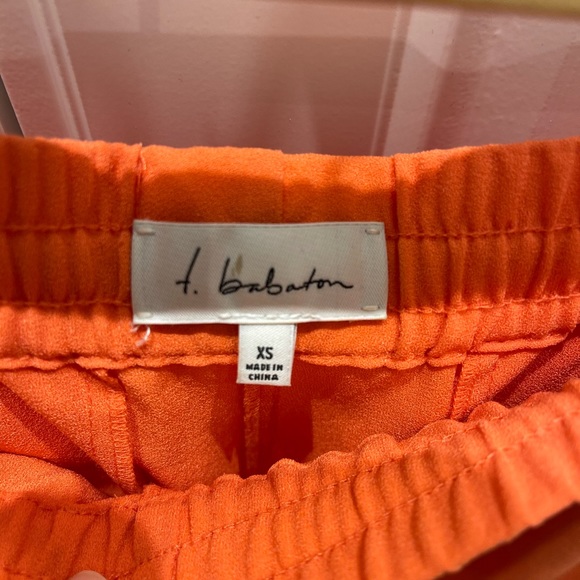 Coral pink Aritzia T.Babaton trousers - Picture 3 of 4